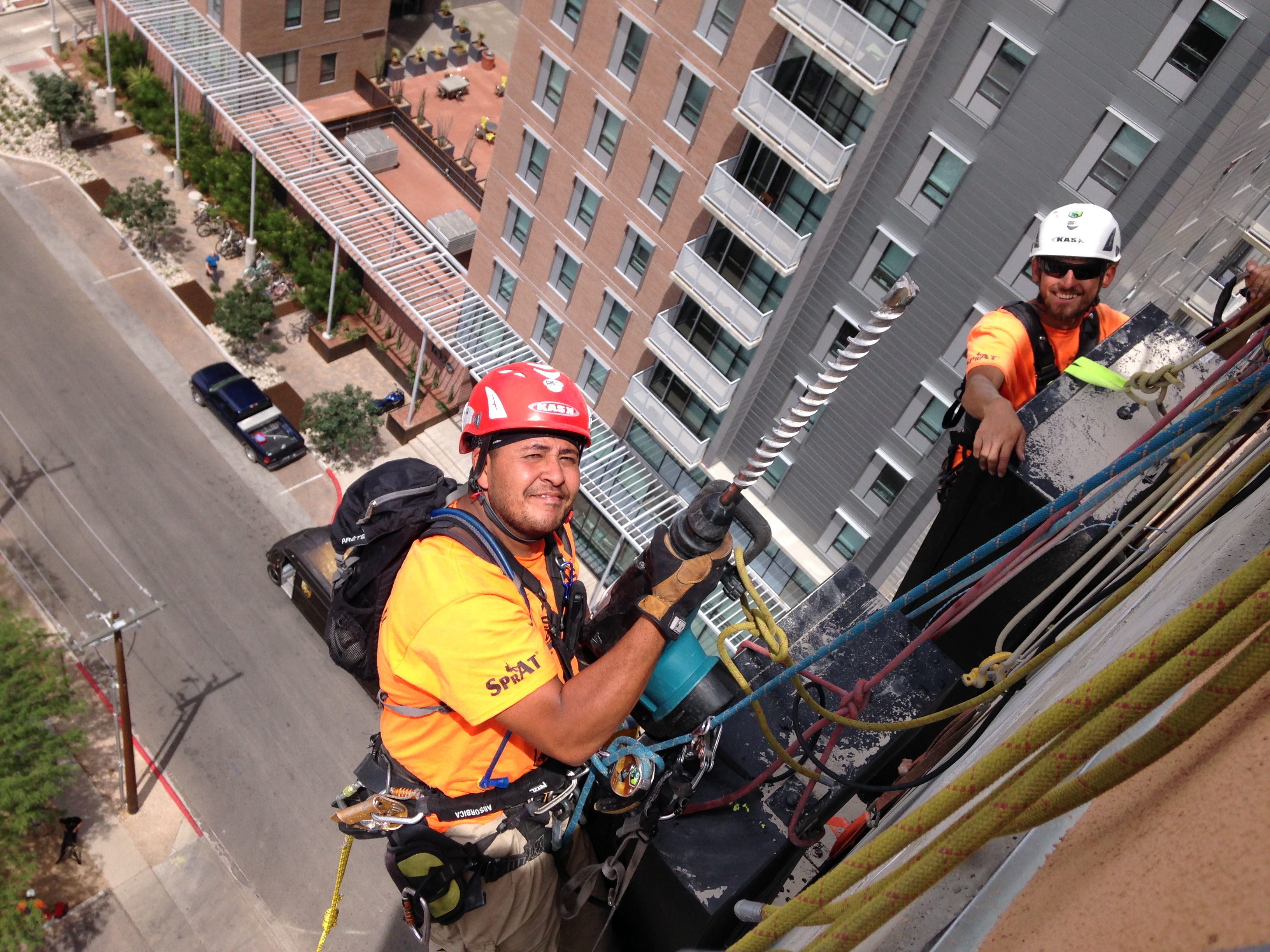 Houston Tx Rope Access Services Industrial Chimney Rope Access